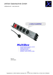antrax MultiBox Instruction Manual