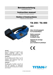 Titan TA 450 Instruction Manual
