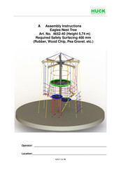 HUCK Seiltechnik Eagles Nest Tree Assembly Instructions Manual