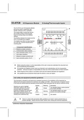Unitronics IO-ATC8 Quick Start Manual