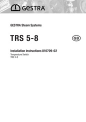 GESTRA TRS 5-8 Installation Instructions Manual