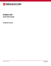 Broadcom BCM953158R Quick Start Manual