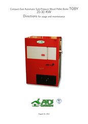 AD GREEN TOBY 20 KW Directions For Usage And Maintenance