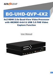 Bzb Gear BG-UHD-QVP-4X2 User Manual