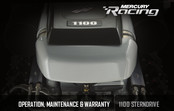 Mercury Racing 1100 STERNDRIVE Operation, Maintenance & Warranty