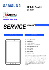 Samsung SM-T580 Service Manual