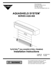 Kelley AQUASHIELD SYSTEM AQS-900 Series Installation Instructions Manual