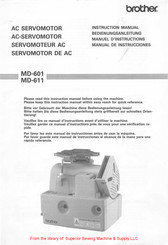 Brother MD-611 Instruction Manual