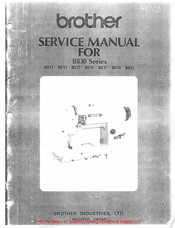 Brother B830 Series Service Manual