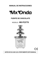 Mx Onda MX-FC2770 Instruction Manual