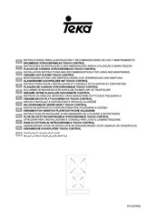Teka IR PRO 3200 Installation Instructions And Recommendations For Using And Maintaining