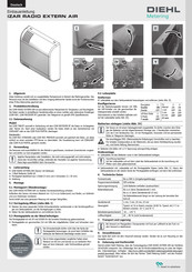 Diehl Metering IZAR RADIO EXTERN AIR Installation Manual