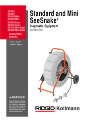 Ridgid Kollmann Mini SeeSnake Series Operator's Manual