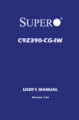 Supero C9Z390-CG-IW User Manual