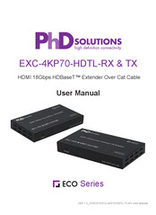 PhD Solutions EXC-4KP70-HDTL-TX User Manual