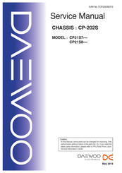 Daewoo CP21S7 Series Service Manual
