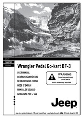 Jeep Wrangler Pedal Go-kart BF-3 User Manual