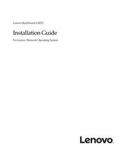 Lenovo RackSwitch G8272 Installation Manual