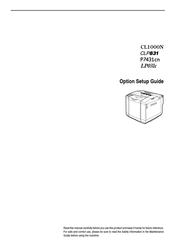 Ricoh CL1000N Option Setup Manual