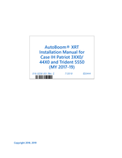 Raven AutoBoom XRT Case IH Trident 5550 Installation Manual