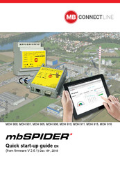 MB Connect Line mbSPIDER MDH 905 Quick Start Up Manual