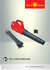 Wolf Garten 72V Li-ION Power 24B Manual