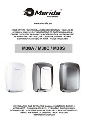 Merida M30C Installation And Operating Manual
