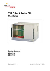 nvent SCHROFF VME64x System Subrack 7 U User Manual