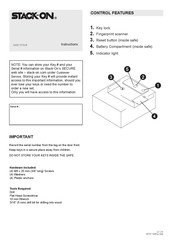 STACK-ON QAS-1510-B Instructions Manual