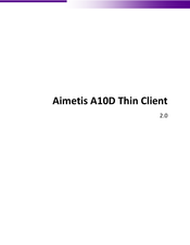 Aimetis A10D Manual