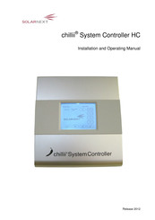 Solar Next chillii Installation And Operating Manual