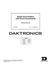 Daktronics TN-2603 Display Manual