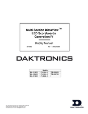 Daktronics DistaView FB-2002-31 Display Manual