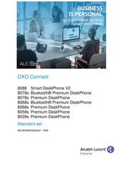 Alcatel Lucent 8078s Bluetooth Premium DeskPhone Manual