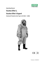 MSA Vautex Elite S Expert Operating Manual