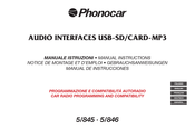 Phonocar 5/845 Manual Instructions