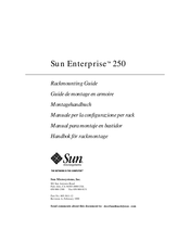 Sun Microsystems Enterprise 250 Rack Mounting Manual