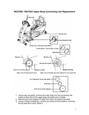 SCIFIT REX7001 Replacement Manual