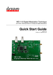Dream Catcher ME1110 Quick Start Manual