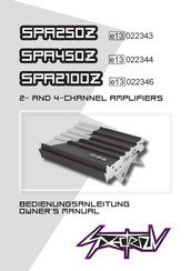 Spectron SPA2100Z Owner's Manual