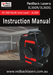 RedBack Lasers 3L360 Series Instruction Manual