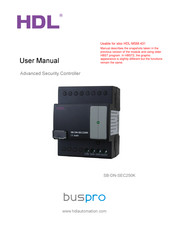 HDL Buspro SB-DN-SEC250K User Manual