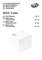 REV MAX! Cube Operating Manual