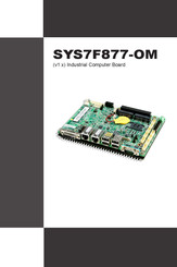 grantech SYS7F877-OM User Manual