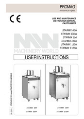 Promag STARMIX  120W Use And Maintenance Instruction Manual