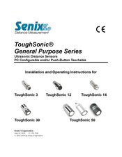 Senix ToughSonic 50 Installation And Operating Instructions Manual