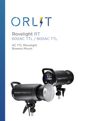 Orlit Rovelight RT 800AC TTL Manual