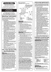 Proctor Silex 25440 Quick Start Manual