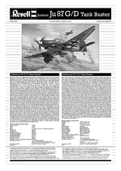 REVELL Junkers Ju 87 G/D Tank Buster Manual