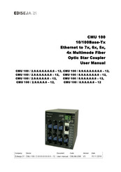 Ediseja 21 CMU 100 / 2.9.6.6.6.6.6.6.6 - 12 User Manual